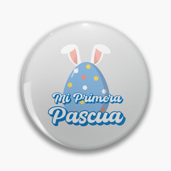 Item preview, Mi Primera Pascua My first Easter Spanish text - easter baby boy easter bunny newborn designed and sold by ALLURE-minimal.