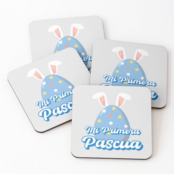 Item preview, Mi Primera Pascua My first Easter Spanish text - easter baby boy easter bunny newborn designed and sold by ALLURE-minimal.