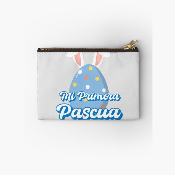 Artikelvorschau, Mi Primera Pascua Mein erster spanischer Ostertext - Osterbaby Junge Osterhase Neugeborenes entworfen und verkauft von ALLURE-minimal.