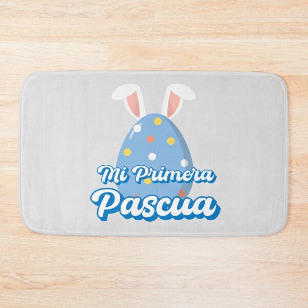 Item preview, Mi Primera Pascua My first Easter Spanish text - easter baby boy easter bunny newborn designed and sold by ALLURE-minimal.