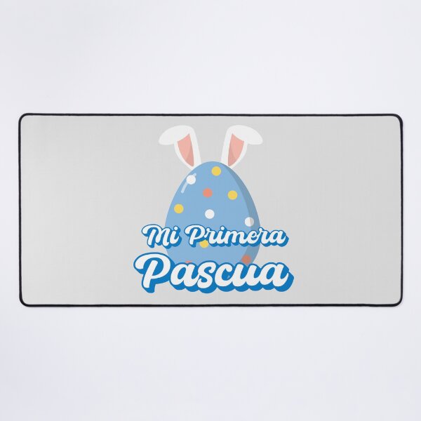 Item preview, Mi Primera Pascua My first Easter Spanish text - easter baby boy easter bunny newborn designed and sold by ALLURE-minimal.