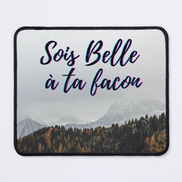 Item preview, Be beautiful in your own way - popular French quotes theme gifts designed and sold by RebelliousRosee.