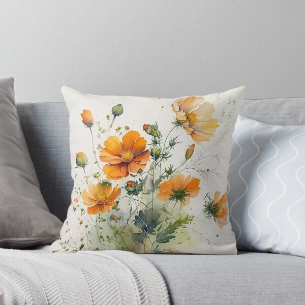 Item preview, Orange Flowers designed and sold by Paintograma.
