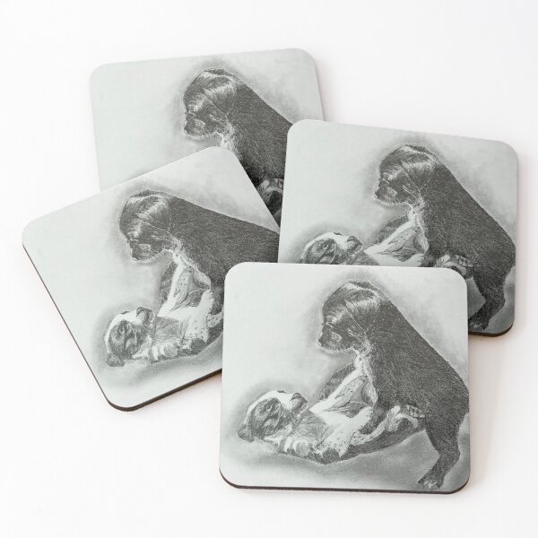 Item preview, Playful Puppy in pencil designed and sold by Michelle Croner.