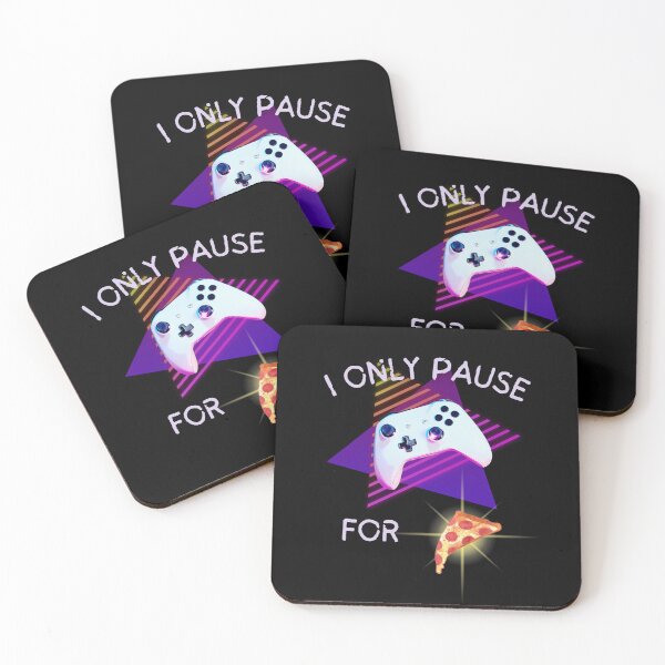 Item preview, I Only Pause for Pizza - Gamers designed and sold by Evolved-LovinIt.