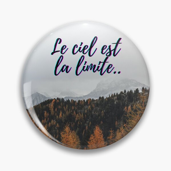 Item preview, Sky is not the limit - popular french quotes theme gifts  designed and sold by RebelliousRosee.