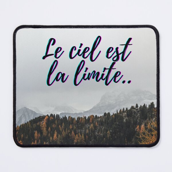 Item preview, Sky is not the limit - popular french quotes theme gifts  designed and sold by RebelliousRosee.