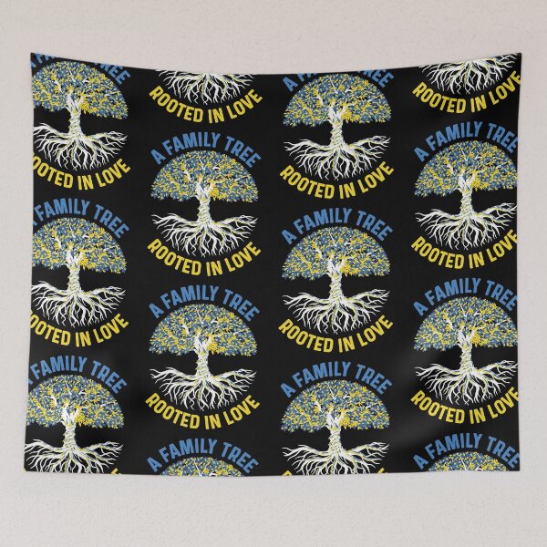 Item preview, Family Tree Rooted In Love Down Syndrome Awareness designed and sold by GravitiTees.