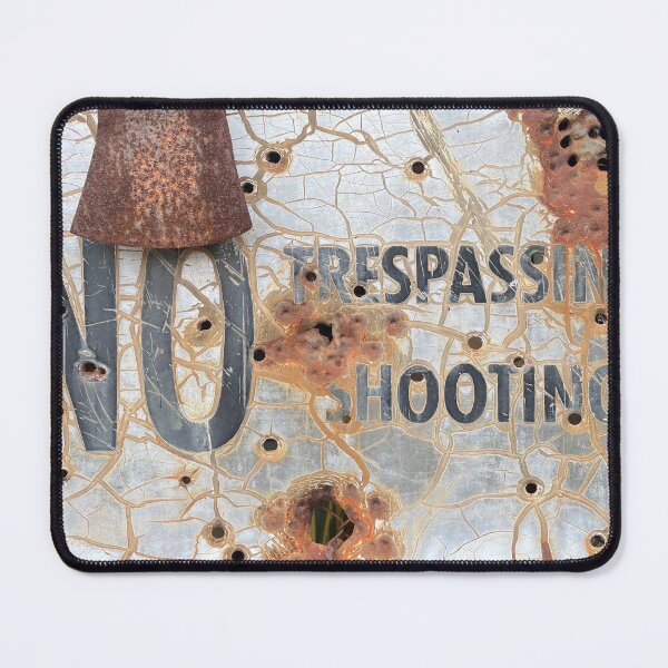 Item preview, no trespassing shooting designed and sold by Northam Secondhand.