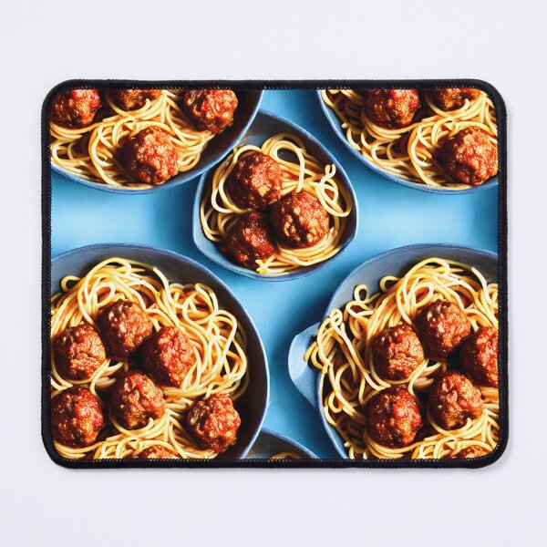 Item preview, Spaghetti and meatballs Plate - Seamless Pattern designed and sold by Chubuter.