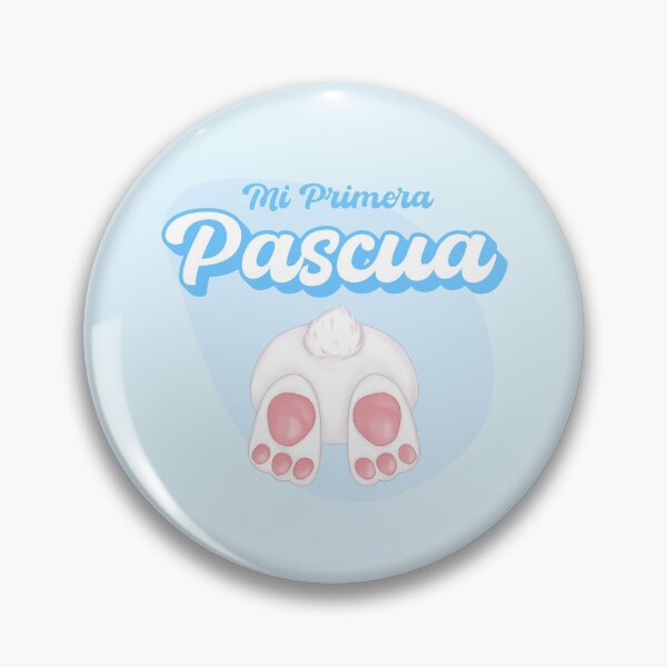 Item preview, Mi Primera Pascua My first Easter Spanish text - easter baby boy easter bunny newborn designed and sold by ALLURE-minimal.