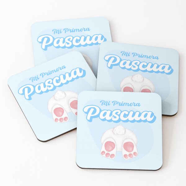 Item preview, Mi Primera Pascua My first Easter Spanish text - easter baby boy easter bunny newborn designed and sold by ALLURE-minimal.
