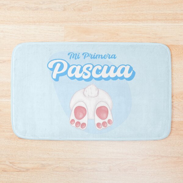 Item preview, Mi Primera Pascua My first Easter Spanish text - easter baby boy easter bunny newborn designed and sold by ALLURE-minimal.