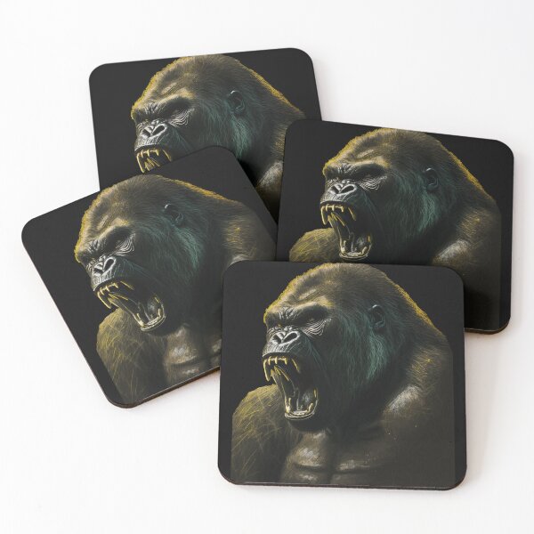 Item preview, Mountain Gorilla Roaring (Lowland Beats) designed and sold by Brockinator.