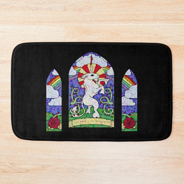 Item preview, Oh Shit A Unicorn WTF stained glass designed and sold by tearnan0g.