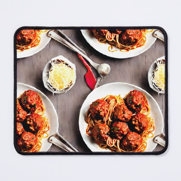 Item preview, Another Spaghetti and meatballs Plate - Seamless Pattern designed and sold by Chubuter.