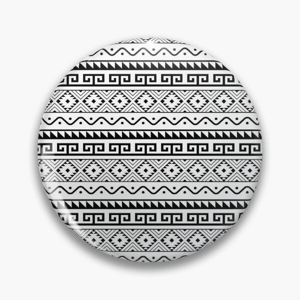 Item preview, Traditional Aztec Geometric Pattern designed and sold by PatternHome.