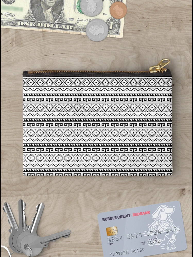 Thumbnail 3 of 4, Zipper Pouch, Traditional Aztec Geometric Pattern designed and sold by PatternHome.
