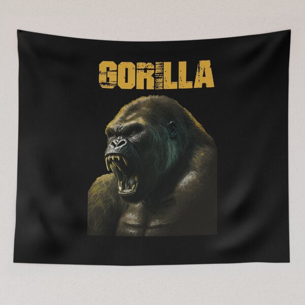 Item preview, Mountain Gorilla Angry (Endangered Gorilla) designed and sold by Brockinator.