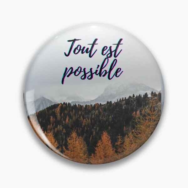 Item preview, Anything is possible - popular french quotes theme gifts  designed and sold by RebelliousRosee.