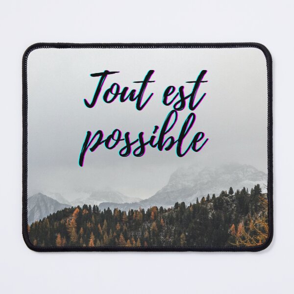 Item preview, Anything is possible - popular french quotes theme gifts designed and sold by RebelliousRosee.