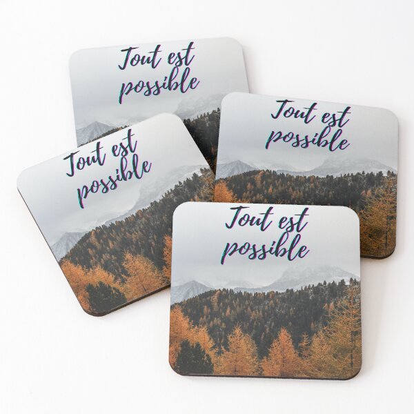 Item preview, Anything is possible - popular french quotes theme gifts  designed and sold by RebelliousRosee.