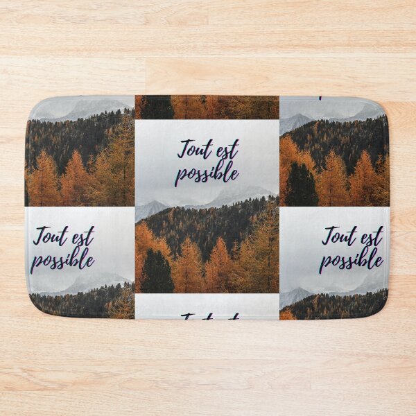 Item preview, Anything is possible - popular french quotes theme gifts  designed and sold by RebelliousRosee.