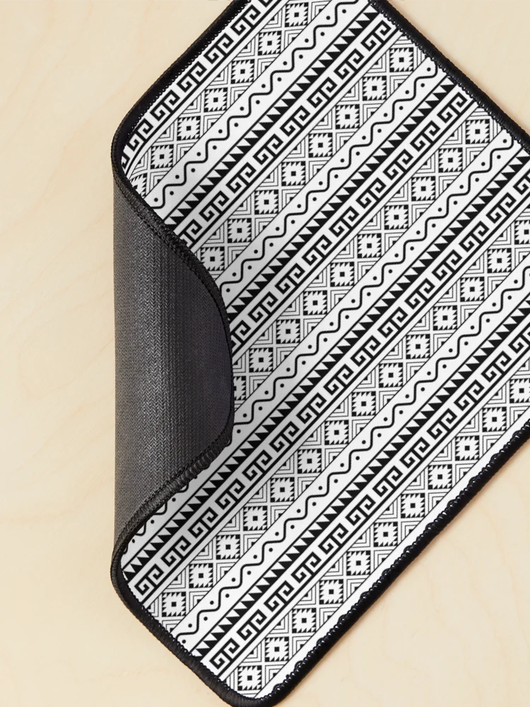 Thumbnail 2 of 5, Mouse Pad, Traditional Aztec Geometric Pattern designed and sold by PatternHome.