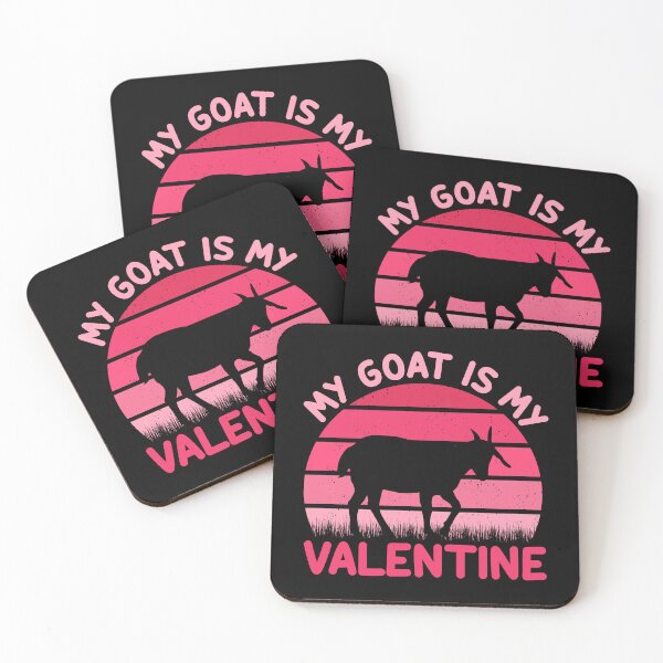 Item preview, My Goat is My Valentine designed and sold by finchestee.