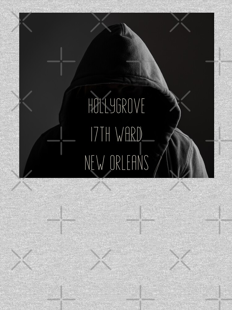 Hollygrove neighborhood in the 17th Ward (aka Carrollton) of New Orleans Louisiana  Black Square Sticker Toddler Pullover Hoodie for Sale by OTPSstickers
