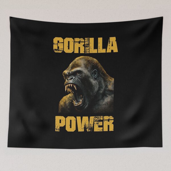 Item preview, Mountain Gorilla Power (Roaring Endangered Ape) designed and sold by Brockinator.