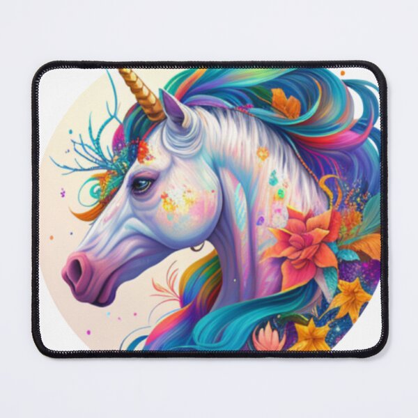 Item preview, Beautiful colourful unicorn designed and sold by GloriousArtSKD.