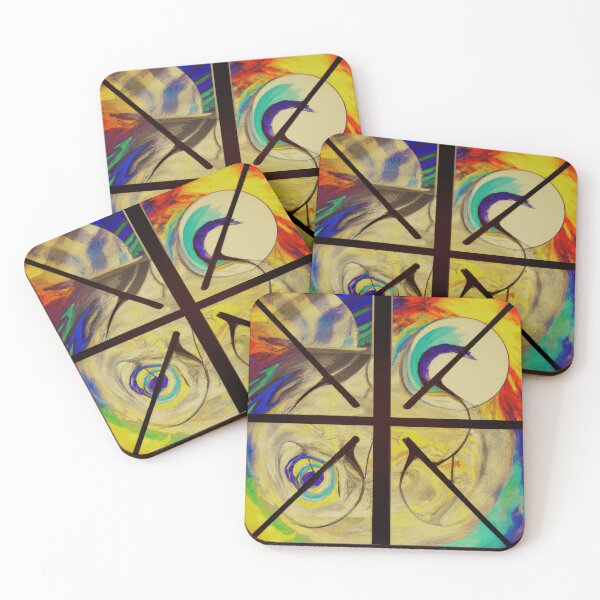 Item preview, Stunning Minimalist Five Element Abstract Symbolism designed and sold by funnyhalloween.