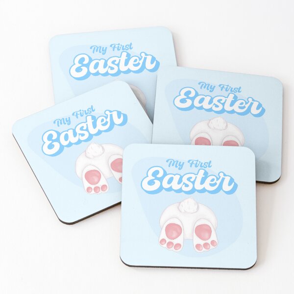 Item preview, My first Easter - My 1st Easter - easter baby boy easter bunny newborn designed and sold by ALLURE-minimal.