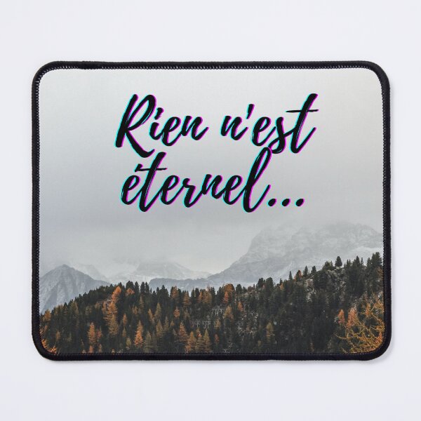 Item preview, Nothing lasts forever - popular french quotes theme gifts  designed and sold by RebelliousRosee.