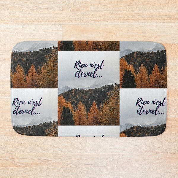 Item preview, Nothing lasts forever - popular french quotes theme gifts  designed and sold by RebelliousRosee.