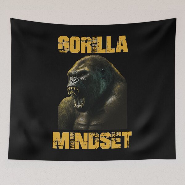 Item preview, Mountain Gorilla Mindset (Mental Strength) designed and sold by Brockinator.