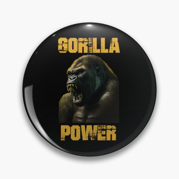 Item preview, Mountain Gorilla Power (Roaring Endangered Ape) designed and sold by Brockinator.