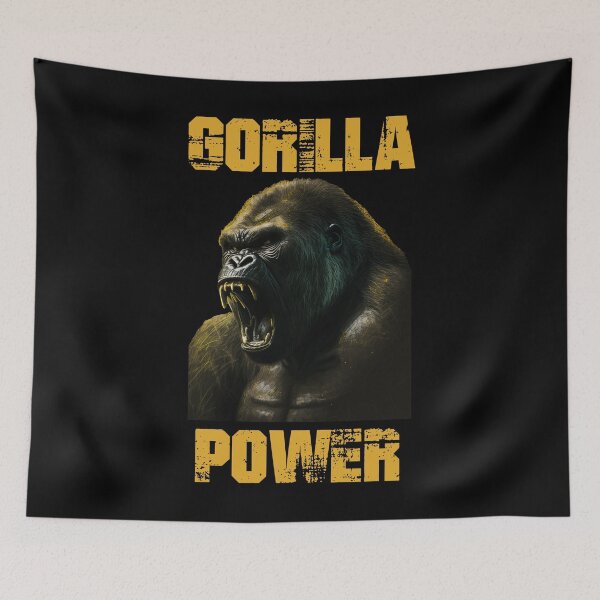 Item preview, Mountain Gorilla Power (Roaring Endangered Ape) designed and sold by Brockinator.