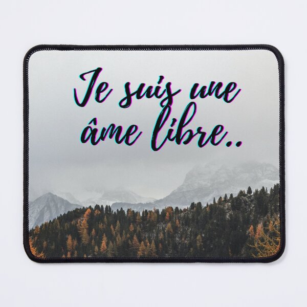 Item preview, I am a free soul - popular french quotes theme gifts designed and sold by RebelliousRosee.