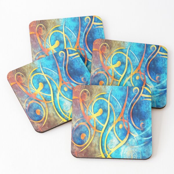 Item preview, Minimalist Five Element Abstract | Vibrant Colors  designed and sold by funnyhalloween.