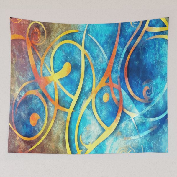 Item preview, Minimalist Five Element Abstract | Vibrant Colors  designed and sold by funnyhalloween.