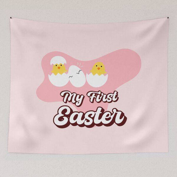 Item preview, My first Easter - My 1st Easter - easter baby girl easter bunny newborn designed and sold by ALLURE-minimal.