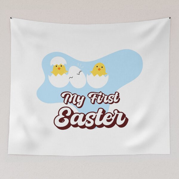 Item preview, My first Easter - My 1st Easter - easter baby boy easter bunny newborn designed and sold by ALLURE-minimal.