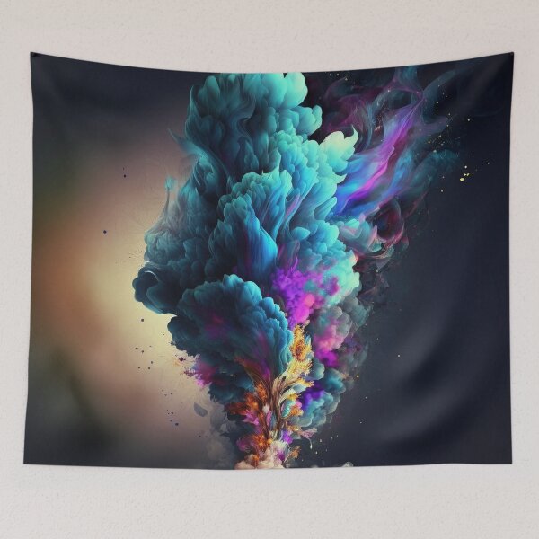 Item preview, Artistic Smoke Colors Backgrounds designed and sold by sweary12.