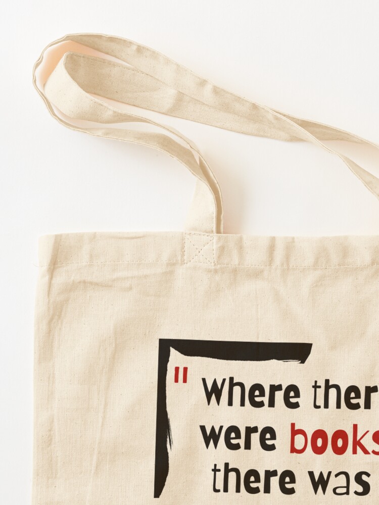 Library book outlet tote bag