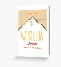 Hippo Campus Warm Glow Cigarettes Greeting Card