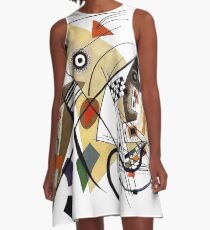 Kandinsky Traverse Line, 1923 A-Line Dress