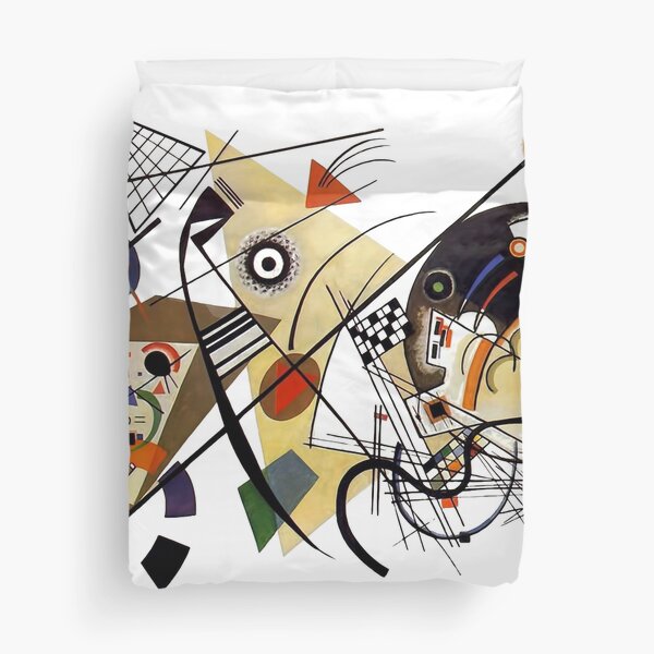 Kandinsky Traverse Line, 1923 Duvet Cover