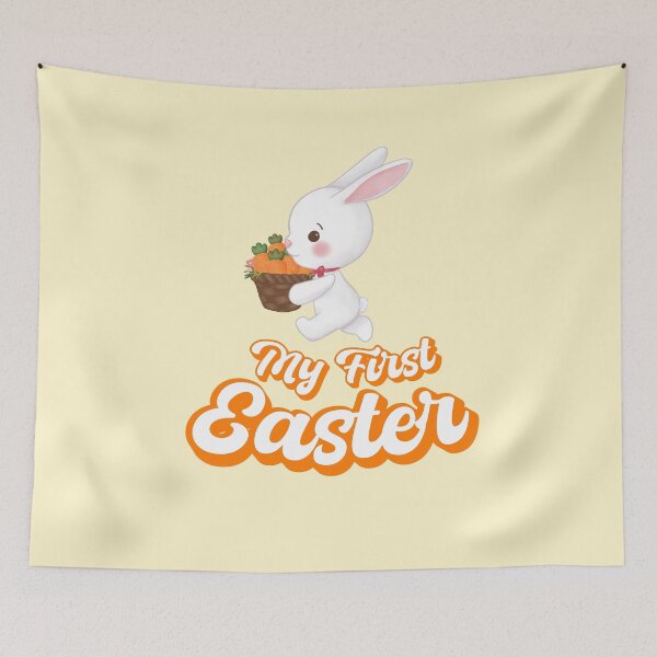Item preview, My first Easter - My 1st Easter - easter baby boy easter bunny newborn designed and sold by ALLURE-minimal.